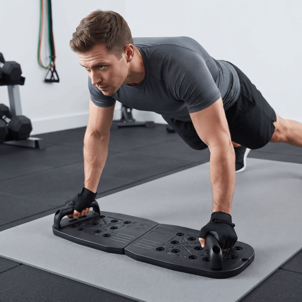 Push Up Board - Rutschfestes Push-Up-Brett, tragbar, faltbar, zur Stärkung