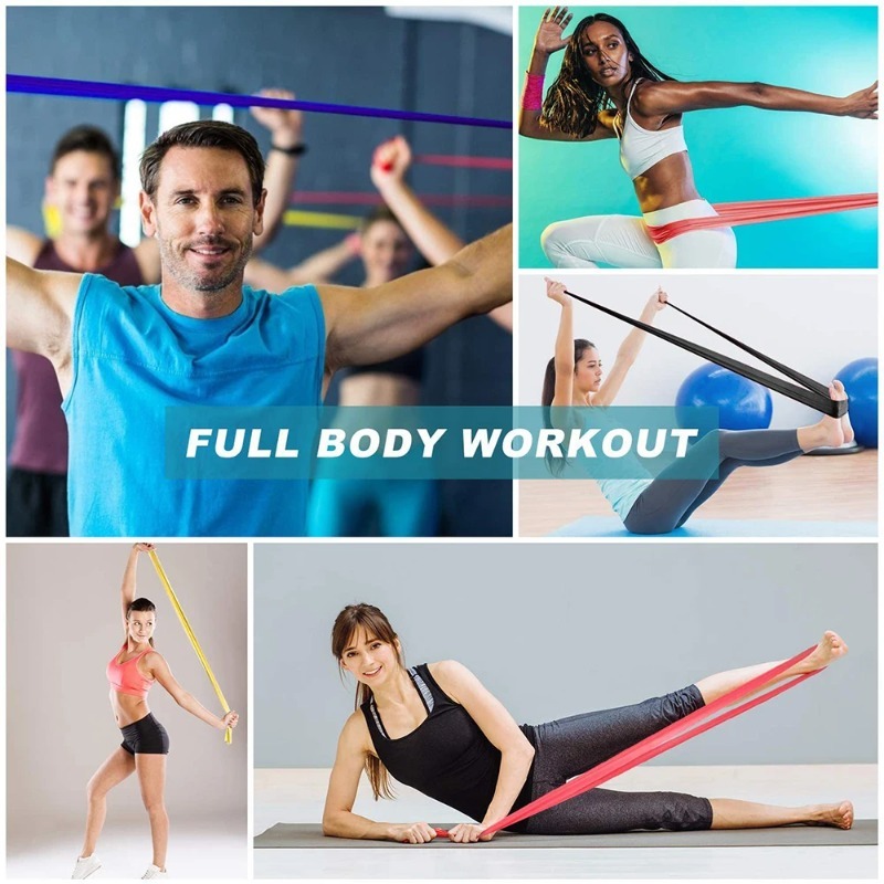 Natürliche Latex-Widerstandsbä – Yoga Fitness Resistance Band Bewertung und Preis