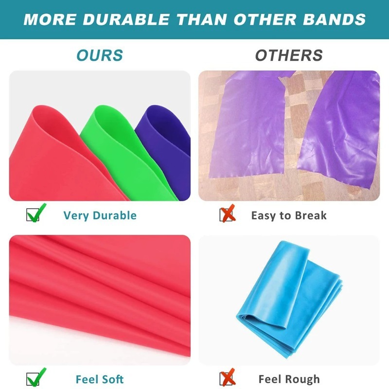 Natürliche Latex-Widerstandsbä – Yoga Fitness Resistance Band Bewertung und Preis