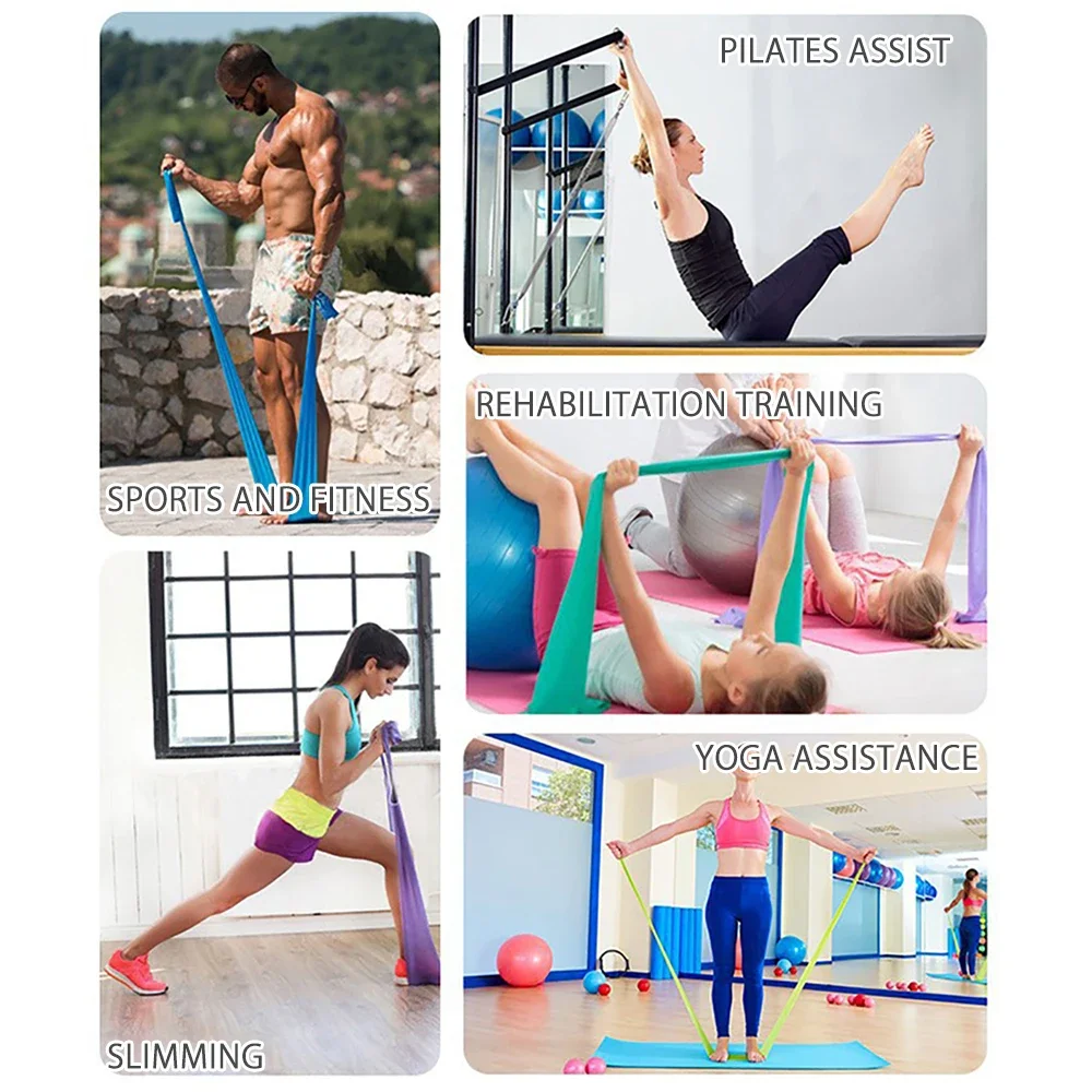 Länge 200 cm Yoga Pilates Dehn – Yoga Fitness Resistance Band Bewertung und Preis